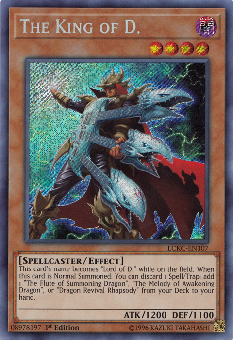 The King of D. [LCKC-EN107] Secret Rare Yu-Gi-Oh!