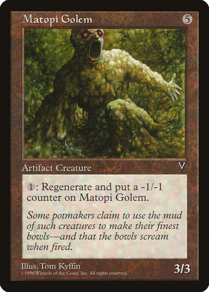 Matopi Golem [Visions] Magic: The Gathering