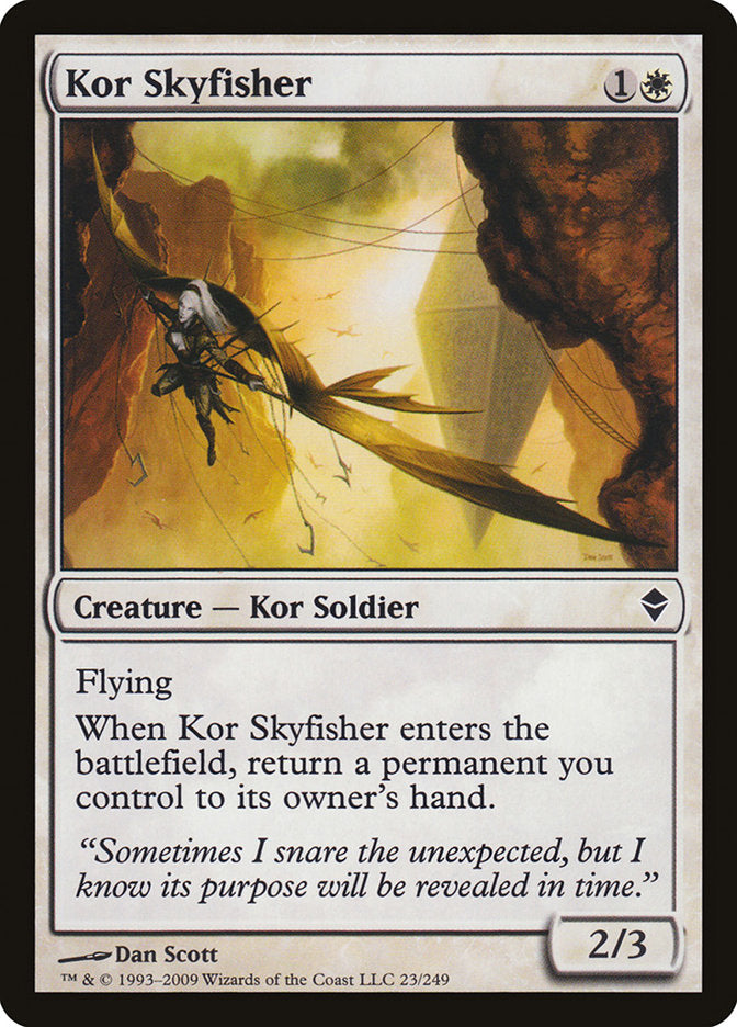 Kor Skyfisher [Zendikar] Magic: The Gathering