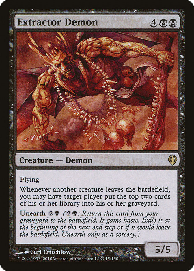 Extractor Demon [Archenemy] Magic: The Gathering