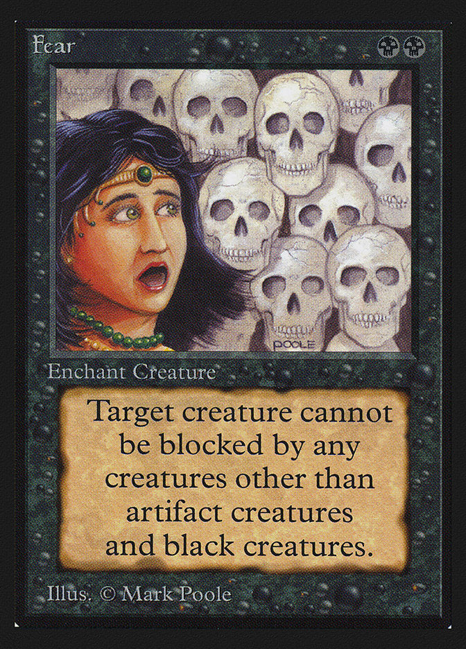 Fear [Collectors' Edition] Magic: The Gathering