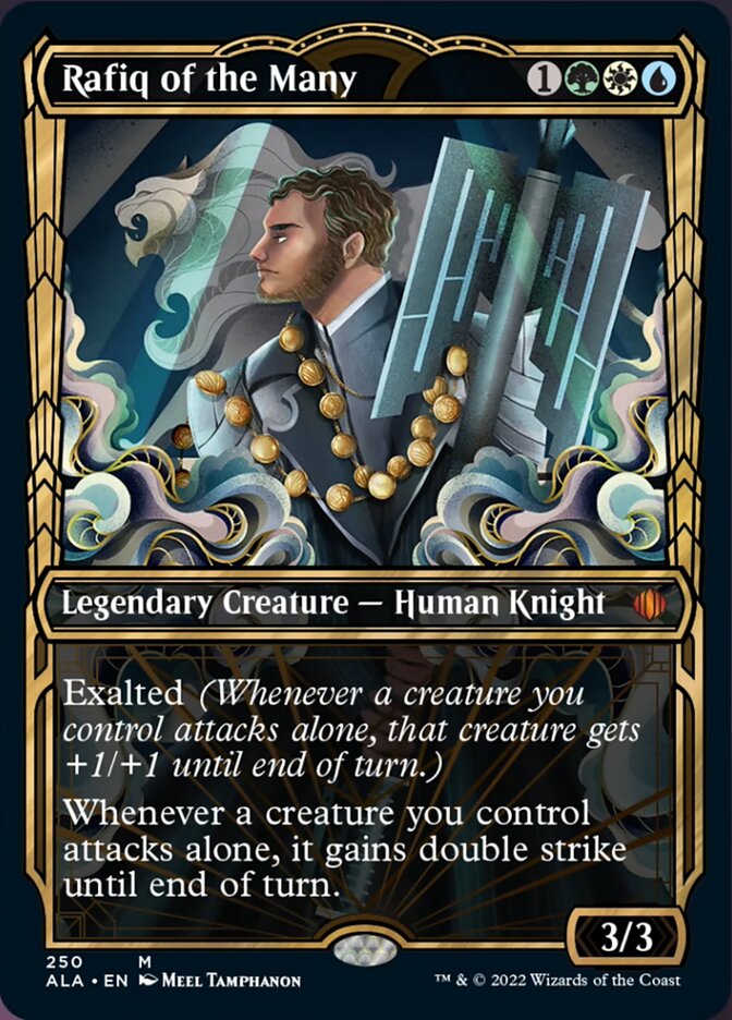 Rafiq of the Many (Showcase Golden Age) [The List] Magic: The Gathering