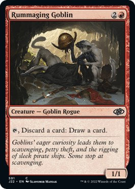 Rummaging Goblin [Jumpstart 2022] Magic: The Gathering