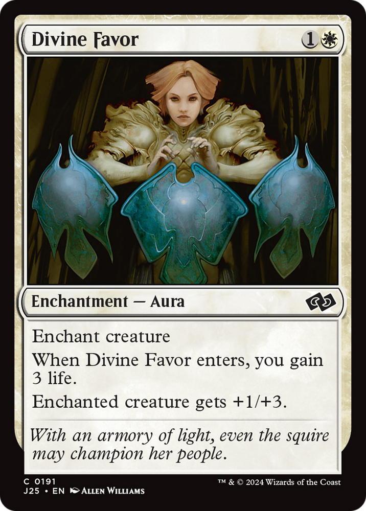 Divine Favor [Foundations Jumpstart] Magic: The Gathering