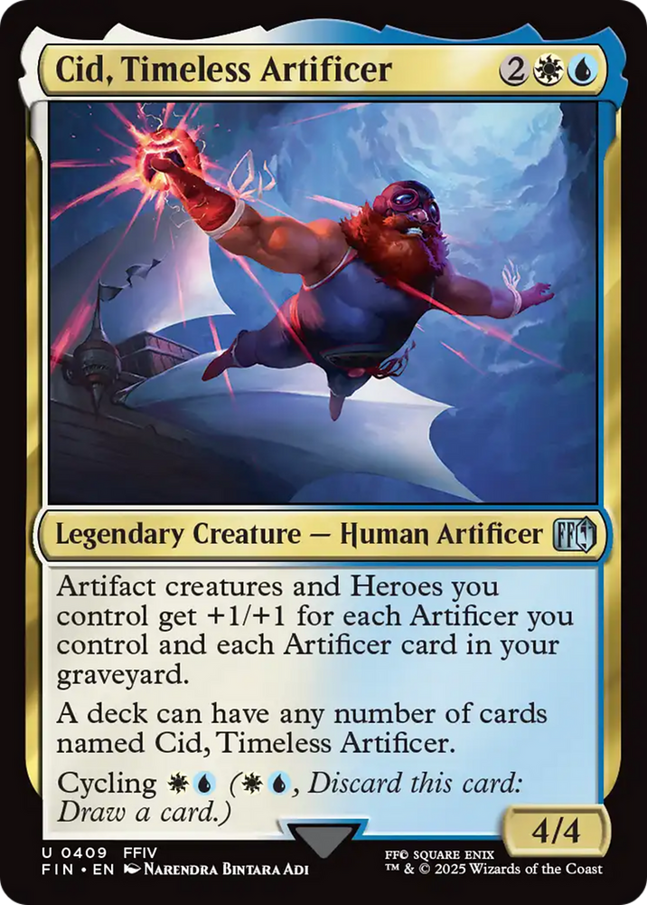 Cid, Timeless Artificer (0409) [FINAL FANTASY] Magic: The Gathering