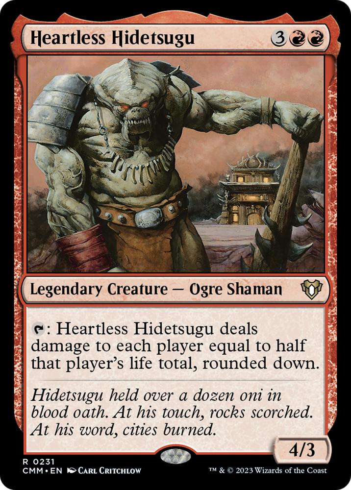 Heartless Hidetsugu [Commander Masters] Magic: The Gathering