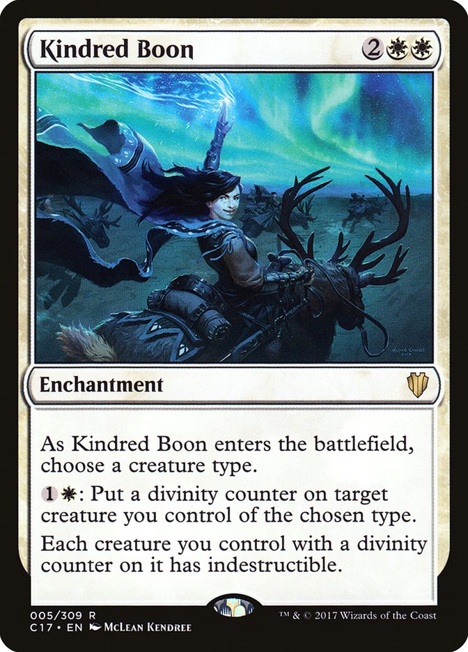 Kindred Boon [Commander 2017] Magic: The Gathering