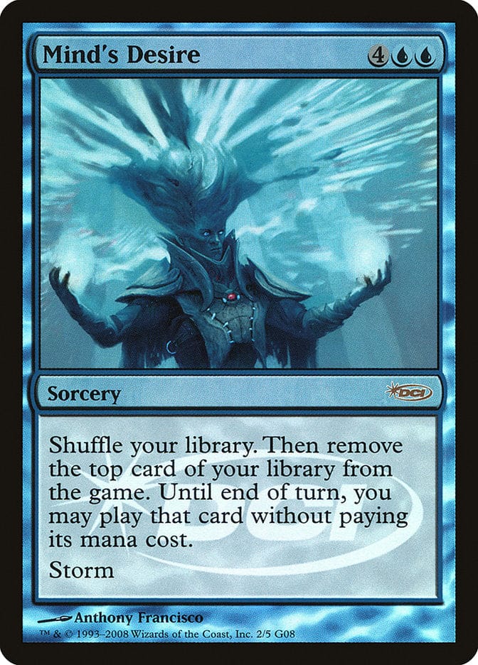 Mind's Desire [Judge Gift Cards 2008] Magic: The Gathering