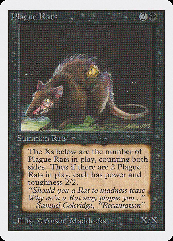 Plague Rats [Unlimited Edition] Magic: The Gathering