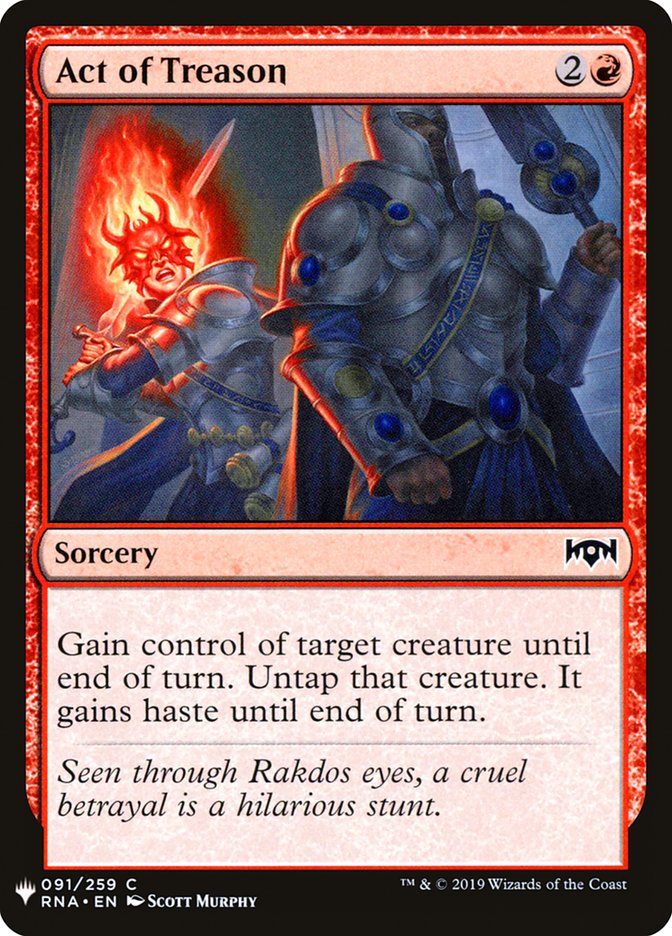 Act of Treason [Mystery Booster] Magic: The Gathering