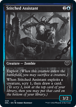 Stitched Assistant [Innistrad: Double Feature] Magic: The Gathering