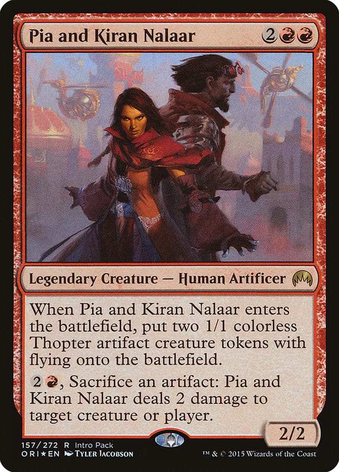 Pia and Kiran Nalaar (Intro Pack) [Magic Origins Promos] Magic: The Gathering
