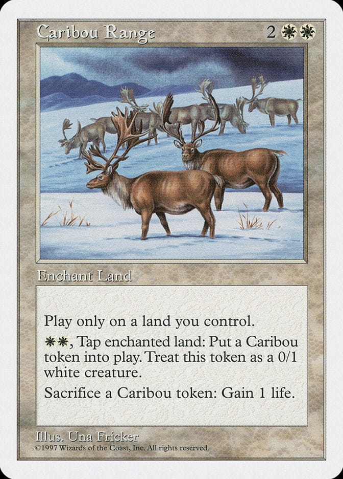 Caribou Range [Fifth Edition] Magic: The Gathering