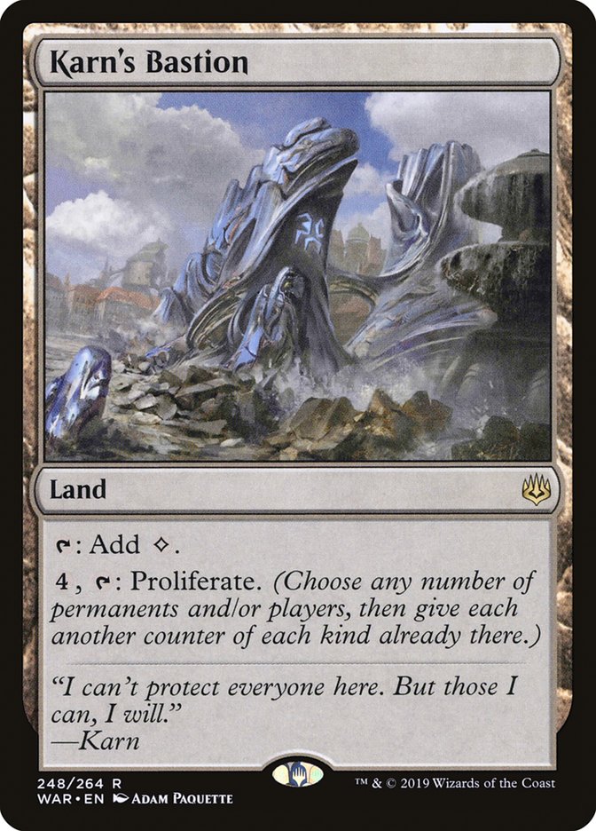 Karn's Bastion [War of the Spark] Magic: The Gathering