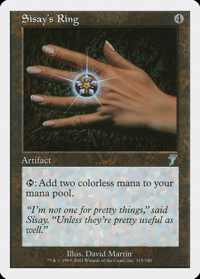 Sisay's Ring [Seventh Edition] Magic: The Gathering