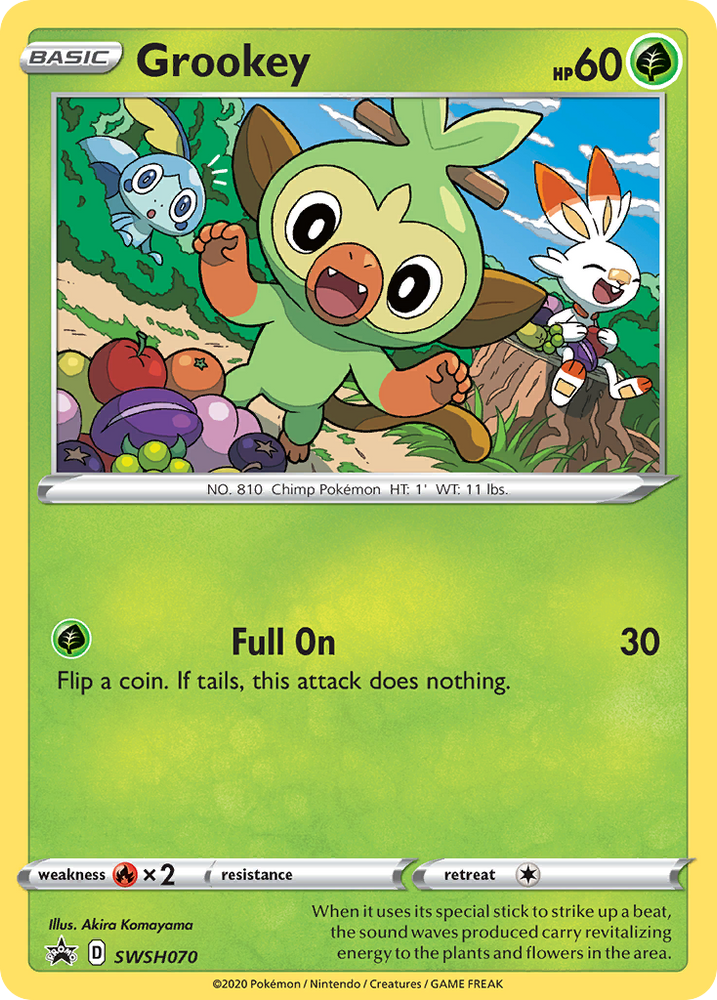 Grookey (SWSH070) [Sword & Shield: Black Star Promos] Pokémon