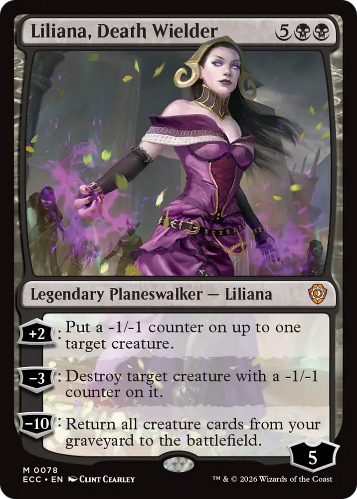 Liliana, Death Wielder [Lorwyn Eclipsed Commander] Magic: The Gathering