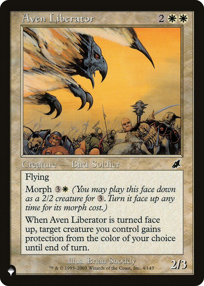 Aven Liberator [The List] Magic: The Gathering