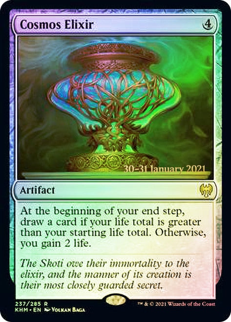 Cosmos Elixir [Kaldheim Prerelease Promos] Magic: The Gathering