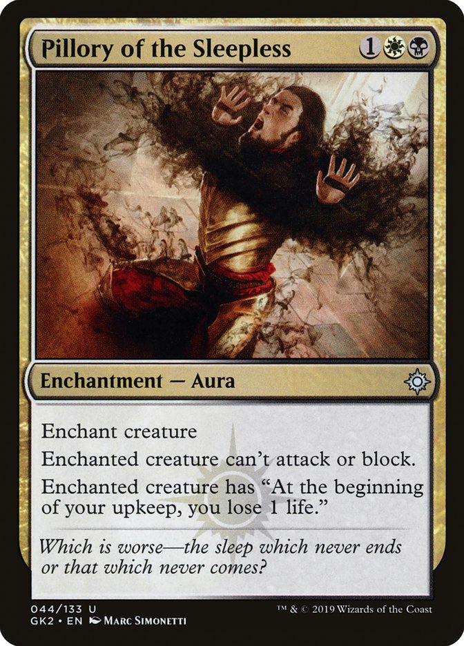 Pillory of the Sleepless [Ravnica Allegiance Guild Kit] Magic: The Gathering