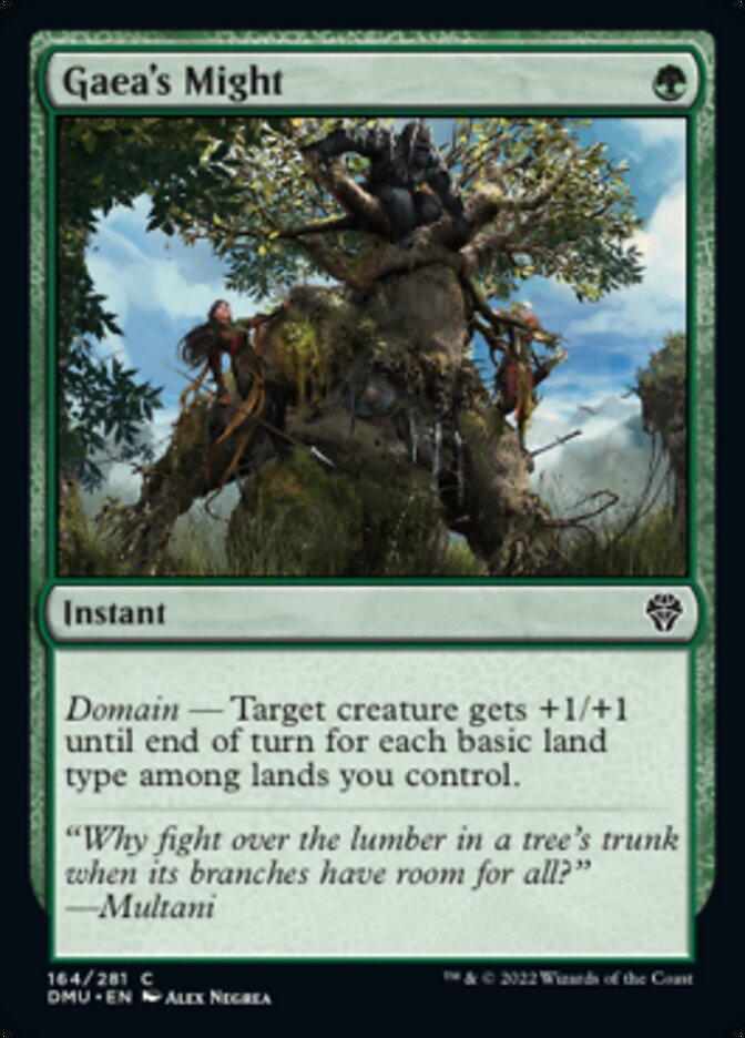 Gaea's Might [Dominaria United] Magic: The Gathering