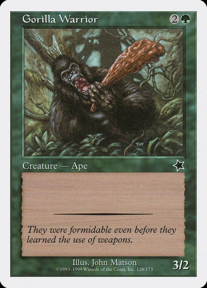 Gorilla Warrior [Starter 1999] Magic: The Gathering