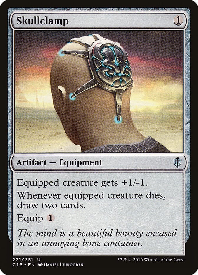 Skullclamp [Commander 2016] Magic: The Gathering