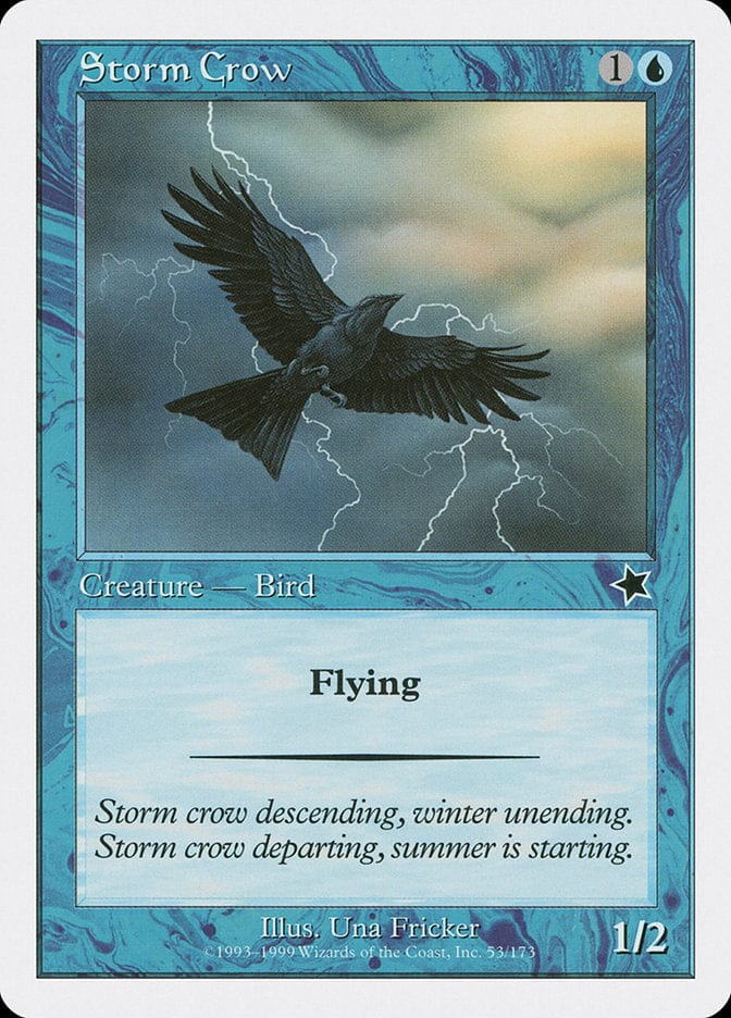 Storm Crow [Starter 1999] Magic: The Gathering