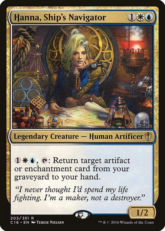 Hanna, Ship's Navigator [Commander 2016] Magic: The Gathering