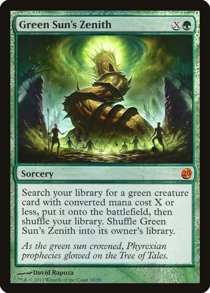 Green Sun's Zenith [From the Vault: Twenty] Magic: The Gathering