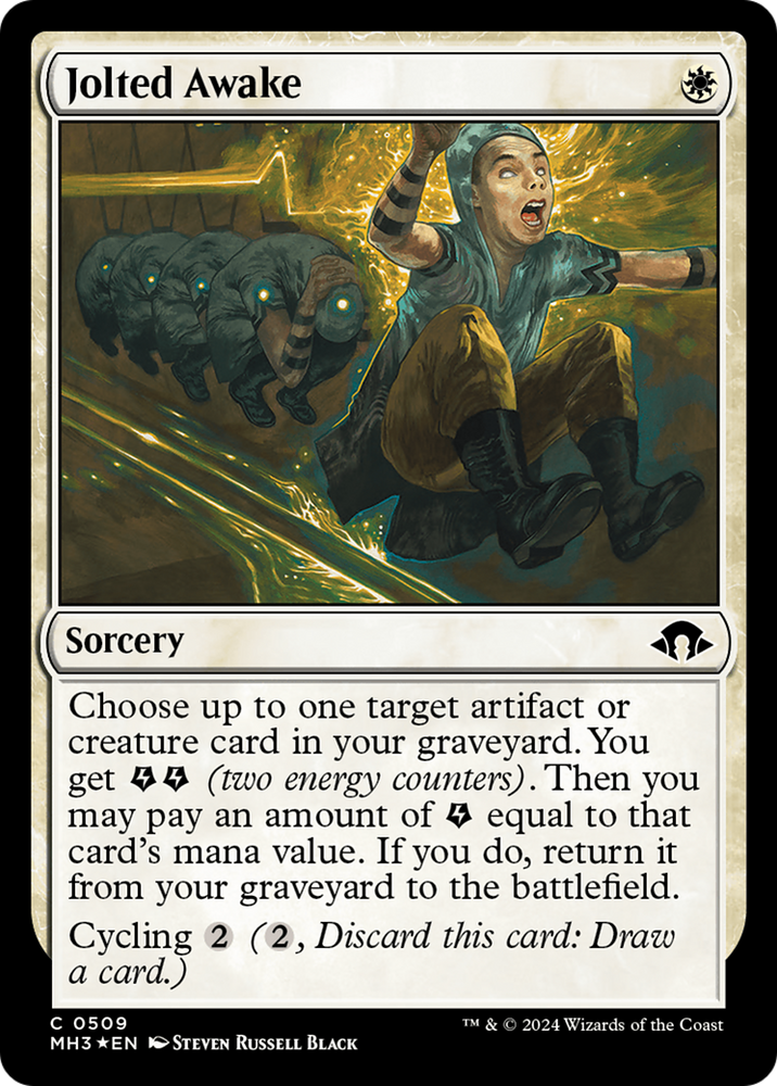 Jolted Awake (Ripple Foil) [Modern Horizons 3] Magic: The Gathering
