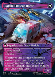 Ratchet, Field Medic // Ratchet, Rescue Racer (Shattered Glass) [Transformers] Magic: The Gathering
