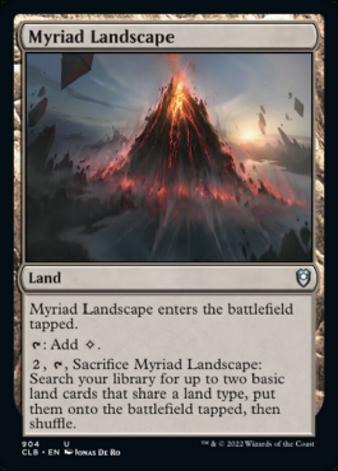 Myriad Landscape [Commander Legends: Battle for Baldur's Gate] Magic: The Gathering