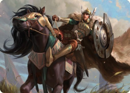 Knight of Dawn's Light Art Card [Dominaria United Art Series] Magic: The Gathering