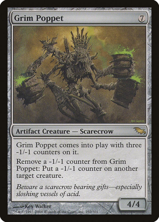 Grim Poppet [Shadowmoor] Magic: The Gathering