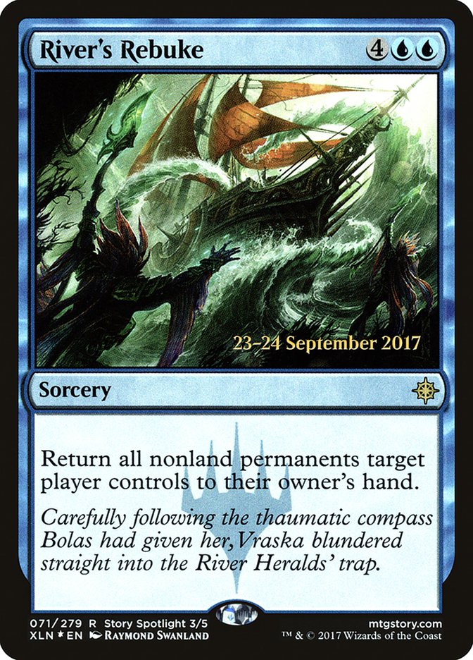 River's Rebuke [Ixalan Prerelease Promos] Magic: The Gathering