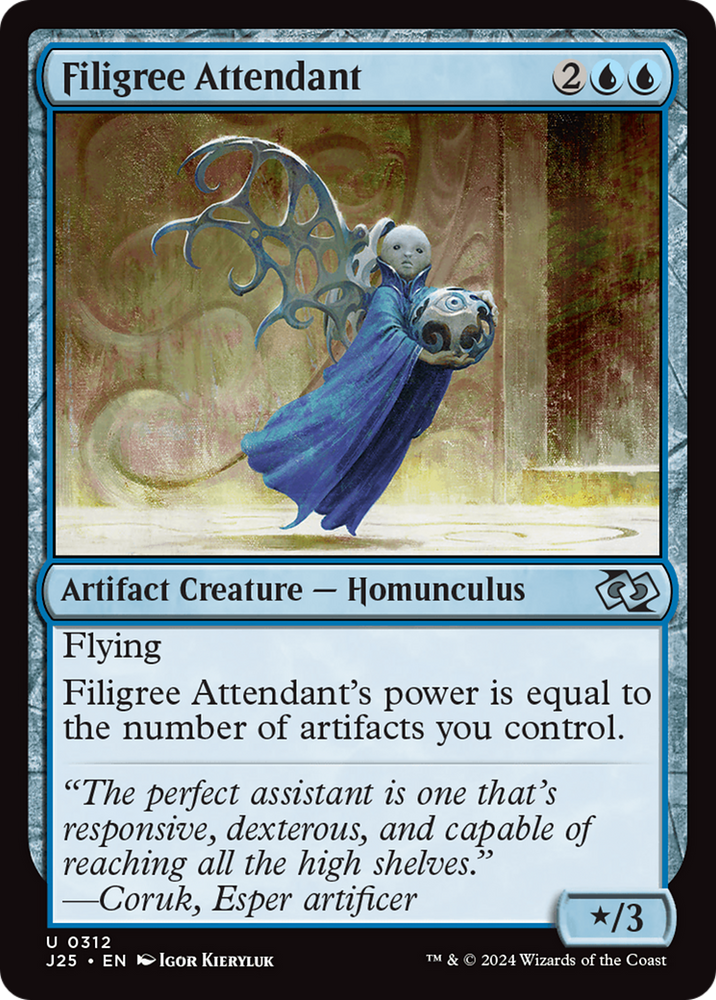 Filigree Attendant [Foundations Jumpstart] Magic: The Gathering