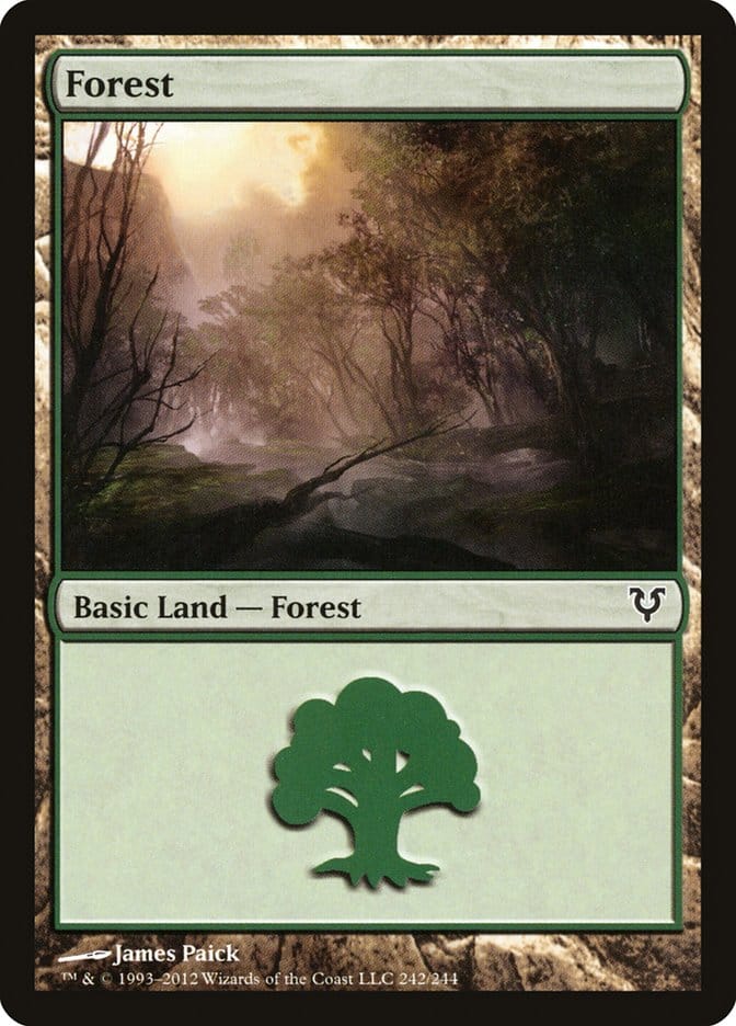 Forest (242) [Avacyn Restored] Magic: The Gathering