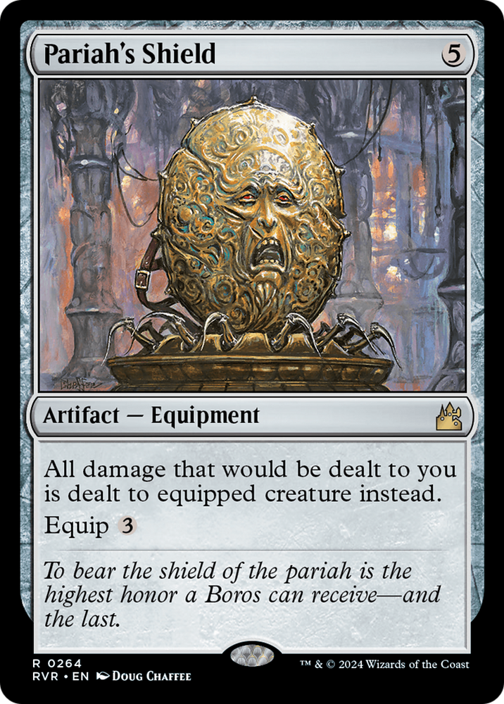 Pariah's Shield [Ravnica Remastered] Magic: The Gathering