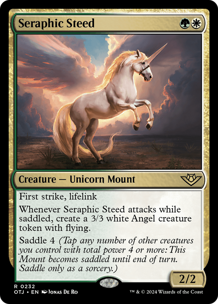 Seraphic Steed [Outlaws of Thunder Junction] Magic: The Gathering
