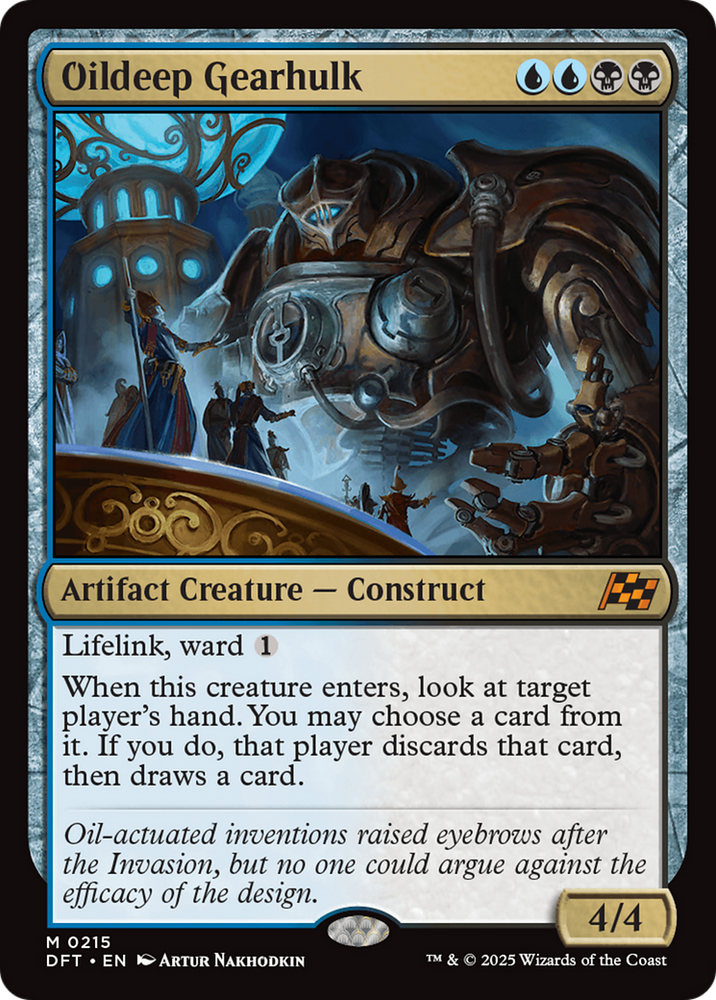Oildeep Gearhulk [Aetherdrift] Magic: The Gathering