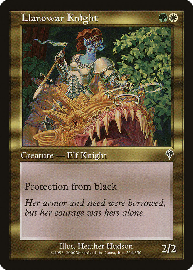 Llanowar Knight [Invasion] Magic: The Gathering