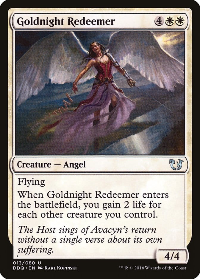 Goldnight Redeemer [Duel Decks: Blessed vs. Cursed] Magic: The Gathering