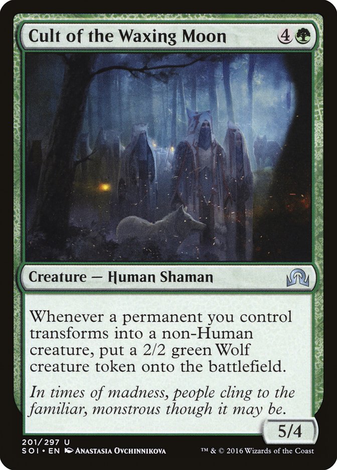 Cult of the Waxing Moon [Shadows over Innistrad] Magic: The Gathering