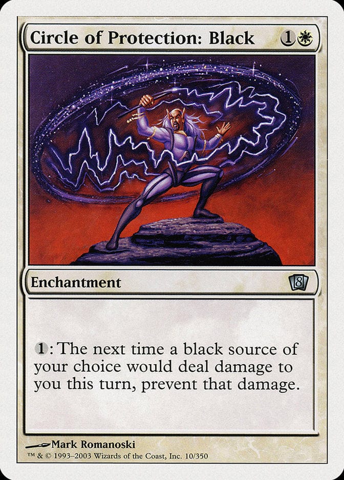 Circle of Protection: Black [Eighth Edition] Magic: The Gathering