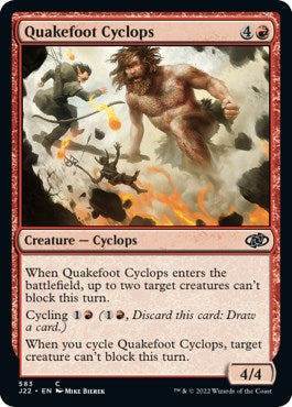 Quakefoot Cyclops [Jumpstart 2022] Magic: The Gathering