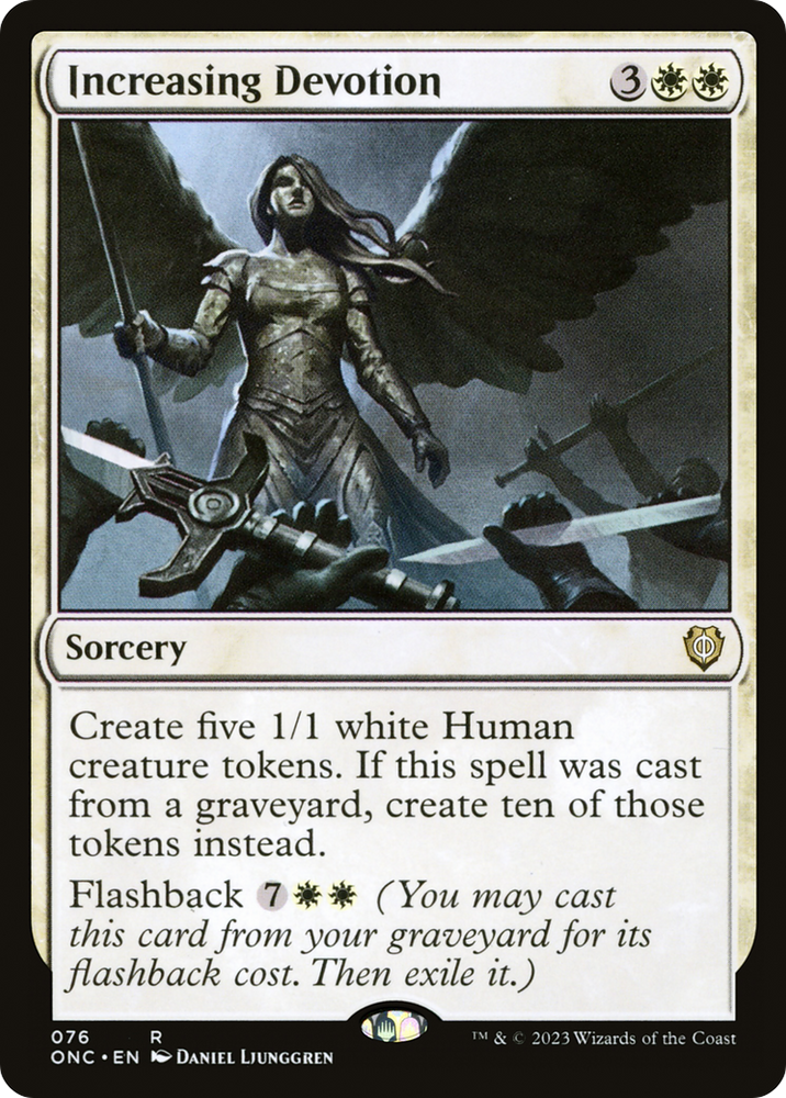 Increasing Devotion [Phyrexia: All Will Be One Commander] Magic: The Gathering