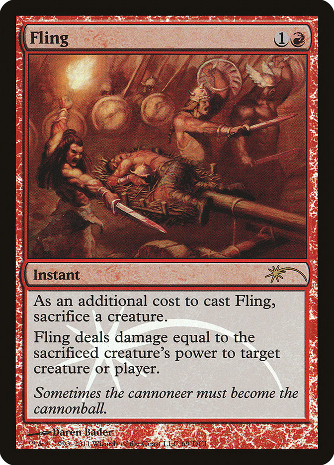 Fling [Wizards Play Network 2011] Magic: The Gathering