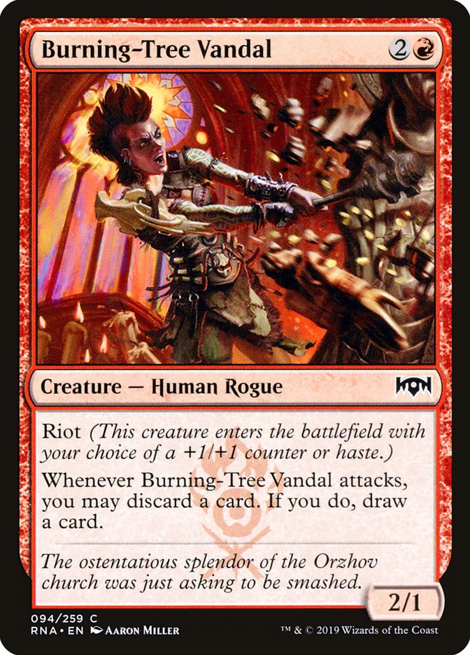 Burning-Tree Vandal [Ravnica Allegiance] Magic: The Gathering