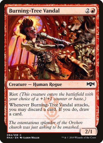 Burning-Tree Vandal [Ravnica Allegiance] Magic: The Gathering